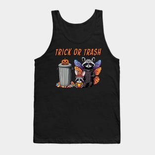 Halloween Raccoon Duo - Trick or Trash Tank Top